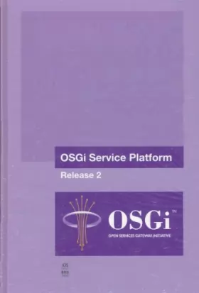 Couverture du produit · Osgi Service Platform, Release 2