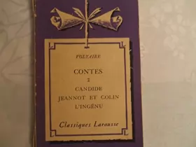 Couverture du produit · VOLTAIRE//CONTES 2 GANDIDE JEANNOT ET COLIN L'INGENU//CLASSIQUES LAROUSSE//1939//29e EDITION