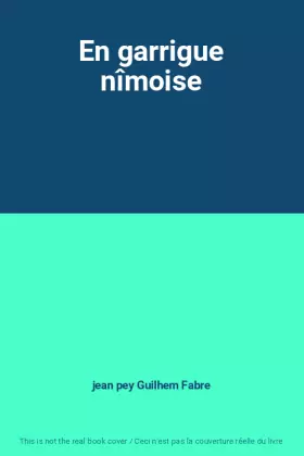 Couverture du produit · En garrigue nîmoise