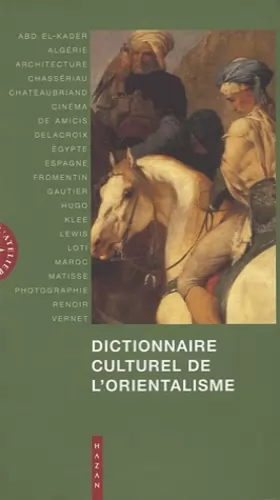 Couverture du produit · Dictionnaire culturel de l'orientalisme