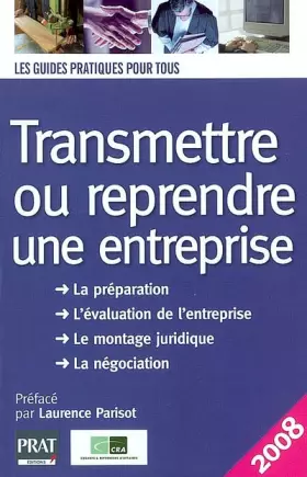 Couverture du produit · Transmettre ou reprendre une entreprise