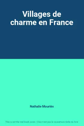 Couverture du produit · Villages de charme en France