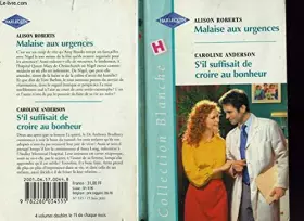 Couverture du produit · Malaise aux urgences (Collection blanche)