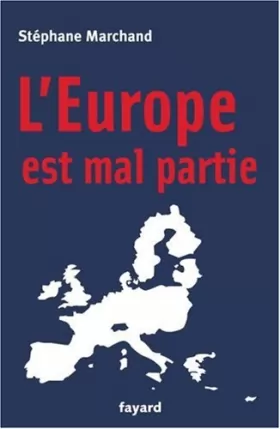 Couverture du produit · l'Europe est mal partie