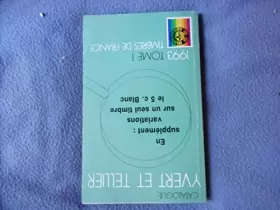 Couverture du produit · Catalogue timbres de France, 1993, tome 1
