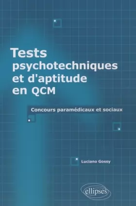 Couverture du produit · Tests psychotechniques : Tests d'aptitude en QCM