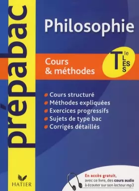 Couverture du produit · Philosophie Terminale L, ES, S : Cours et méthodes