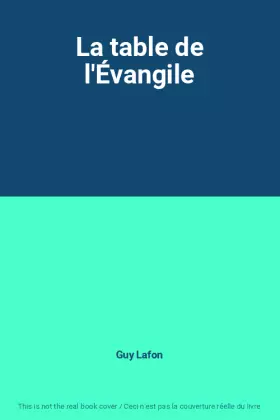 Couverture du produit · La table de l'Évangile