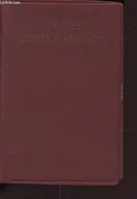 Couverture du produit · CODEX IURIS CANONICI PII X PONTIFICIS MAXIMI