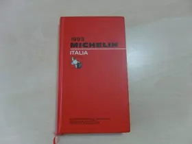Couverture du produit · Michelin Italia 1993