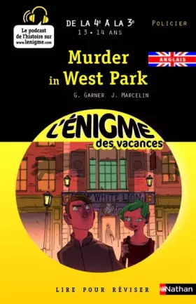 Couverture du produit · Cahier de vacances  - Enigmes vacances Murder in west park