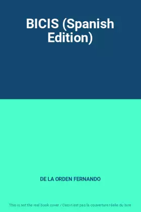 Couverture du produit · BICIS (Spanish Edition)