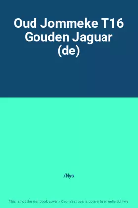 Couverture du produit · Oud Jommeke T16 Gouden Jaguar (de)