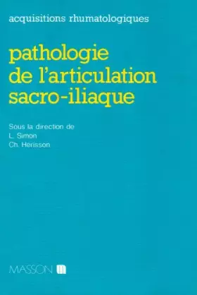 Couverture du produit · Pathologie de l'articulation sacro-iliaque