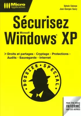 Couverture du produit · Sécurisez Windows XP