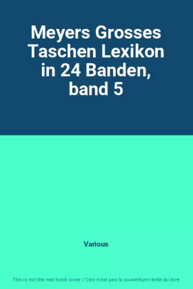 Couverture du produit · Meyers Grosses Taschen Lexikon in 24 Banden, band 5