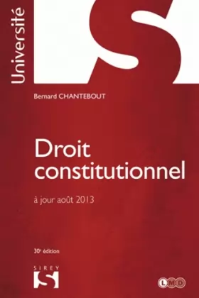 Couverture du produit · Droit constitutionnel - 30e éd.
