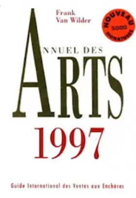 Couverture du produit · Annuel des arts, 1997