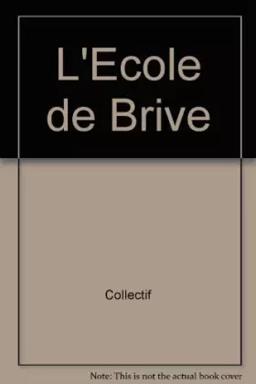 Couverture du produit · L'Ecole de Brive