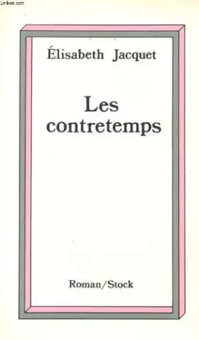 Couverture du produit · Les contretemps