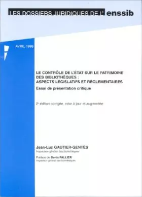 Couverture du produit · dossiers juridiques enssib