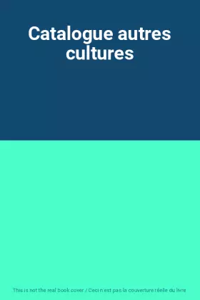 Couverture du produit · Catalogue autres cultures