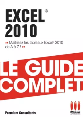 Couverture du produit · Excel 2010