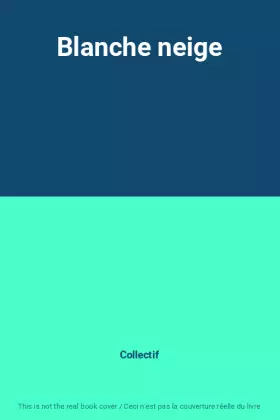 Couverture du produit · Blanche neige