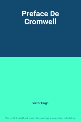 Couverture du produit · Preface De Cromwell