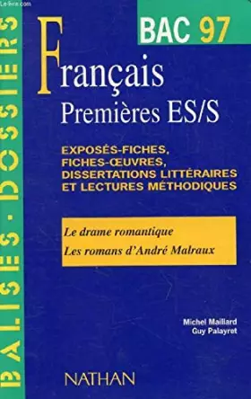 Couverture du produit · Dossiers Bac 1997, Français,1re ES-S, élève