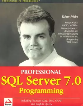 Couverture du produit · Professional SQL Server 7.0 Programming
