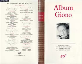 Couverture du produit · Album Giono / La Pléiade / Gallimard