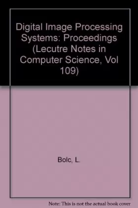 Couverture du produit · Digital Image Processing Systems: Proceedings