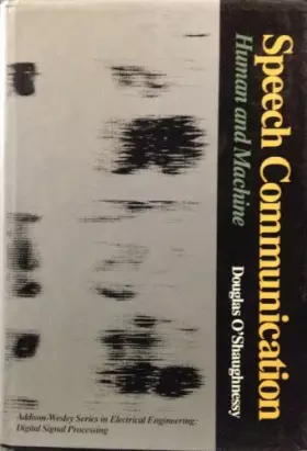 Couverture du produit · Speech Communications: Human and Machine