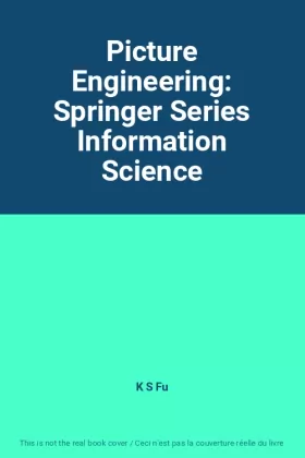 Couverture du produit · Picture Engineering: Springer Series Information Science