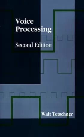 Couverture du produit · Voice Processing (Artech House Telecommunications Library)