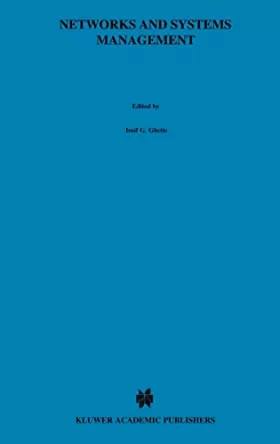 Couverture du produit · Networks and Systems Management: Platforms Analysis and Evaluation