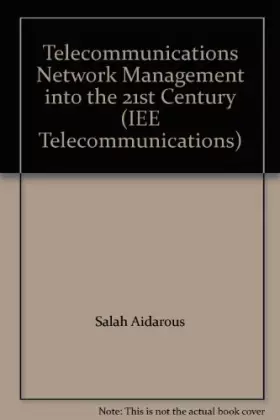 Couverture du produit · Telecommunications Network Management into the 21st Century