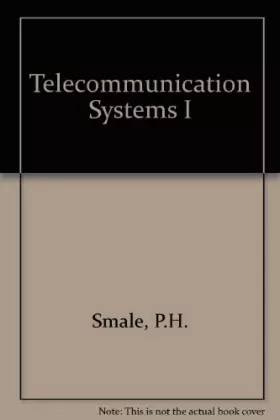 Couverture du produit · Telecommunication Systems I
