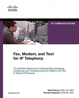 Couverture du produit · Fax, Modem, and Text for IP Telephony