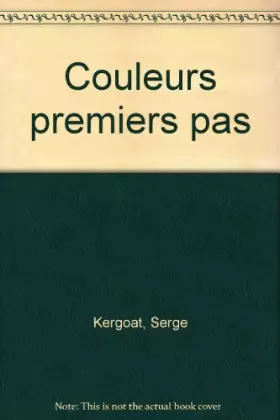 Couverture du produit · Couleurs : Premiers pas