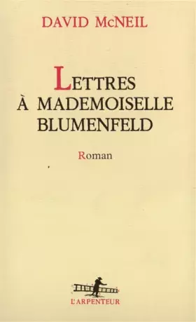 Couverture du produit · Lettres à Mademoiselle Blumenfeld