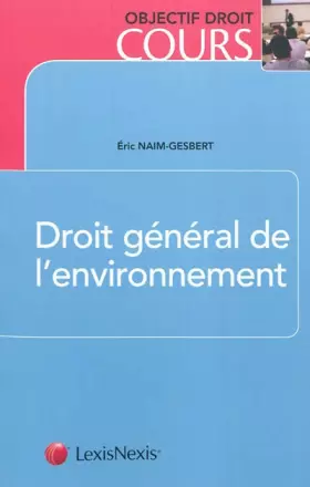 Couverture du produit · Droit général de l'environnement