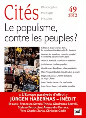 Couverture du produit · Cités 2012 - N°49 - Le populisme, contre les peuples