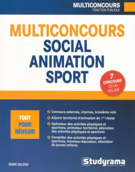 Couverture du produit · Multiconcours social, animation, sport