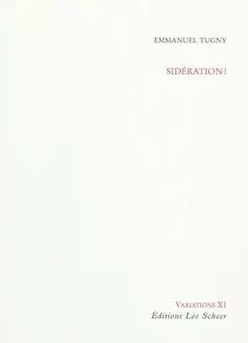 Couverture du produit · Sidération!