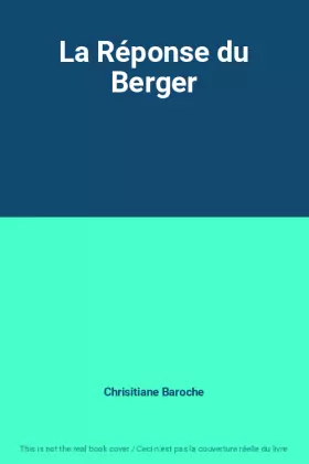 Couverture du produit · La Réponse du Berger