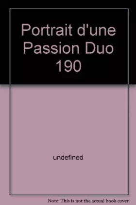 Couverture du produit · Portrait d'une Passion Duo 190