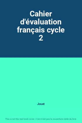 Couverture du produit · Cahier d'évaluation français cycle 2