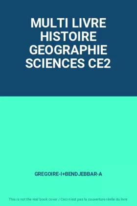 Couverture du produit · MULTI LIVRE HISTOIRE GEOGRAPHIE SCIENCES CE2